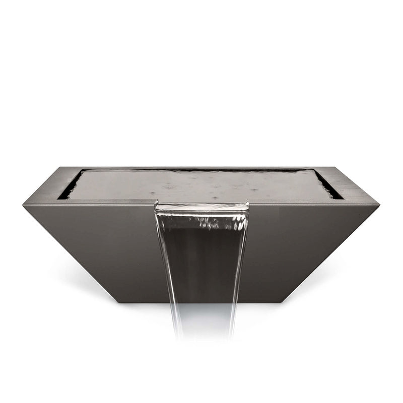 Maya Square Metal Water Bowl Feature | The Outdoor Plus