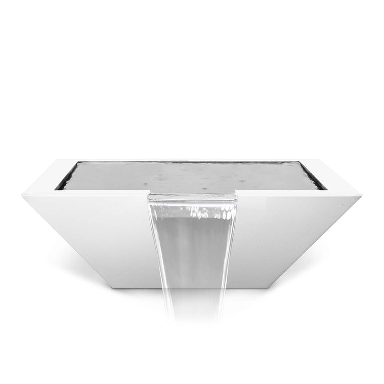 Maya Square Metal Water Bowl Feature | The Outdoor Plus