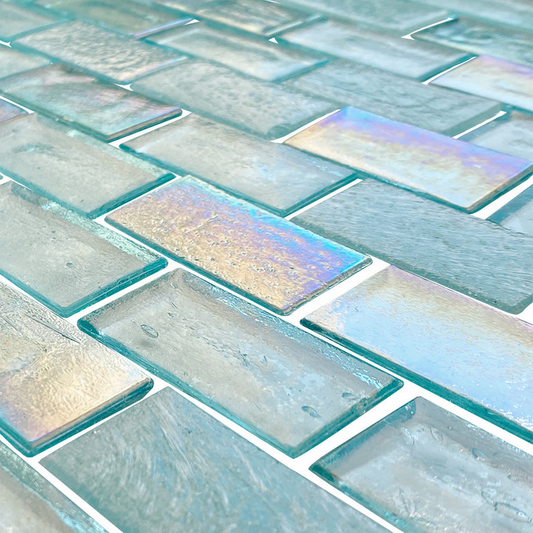 Amalfi, 1" x 2" Staggered | Glass Tile | American Glass Mosaics