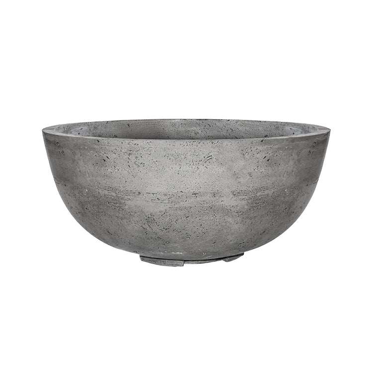 Moderno 1 Fire Bowl | Pewter | Gas Fire Pit