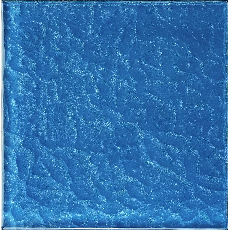 Blue 6" x 6" Glass Pool Tile | MS866B1 | AquaBlu Mosaics