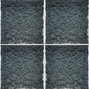 Black, 6" x 6" - Glass Tile