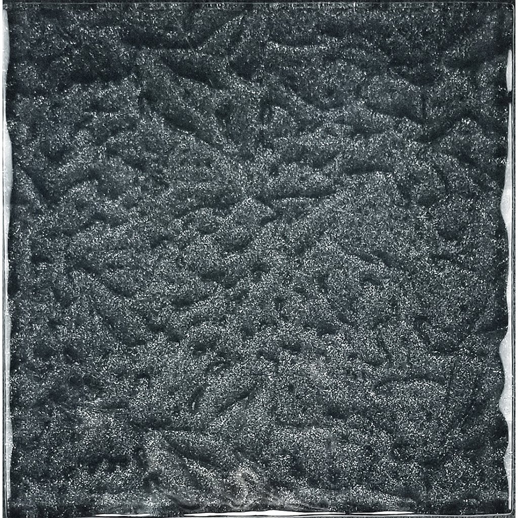 Artistry in Mosaics Moonscape Series Black 6" x 6" Glass Pool Tile | MS866K1 | AquaBlu Mosaics