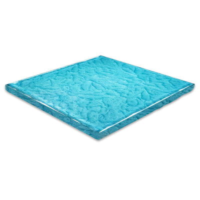 Turquoise 6" x 6" Glass Pool Tile | MS866T3 | AquaBlu Mosaics