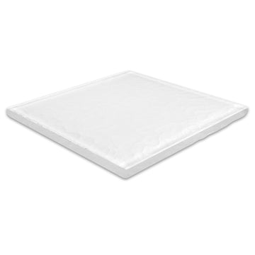 White 6" x 6" Glass Pool Tile | MS866W2 | AquaBlu Mosaics