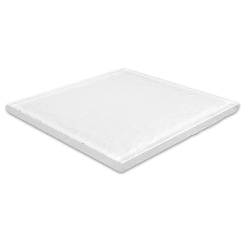 White 6" x 6" Glass Pool Tile | MS866W2 | AquaBlu Mosaics