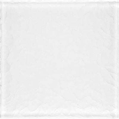 White 6" x 6" Glass Pool Tile | MS866W2 | AquaBlu Mosaics