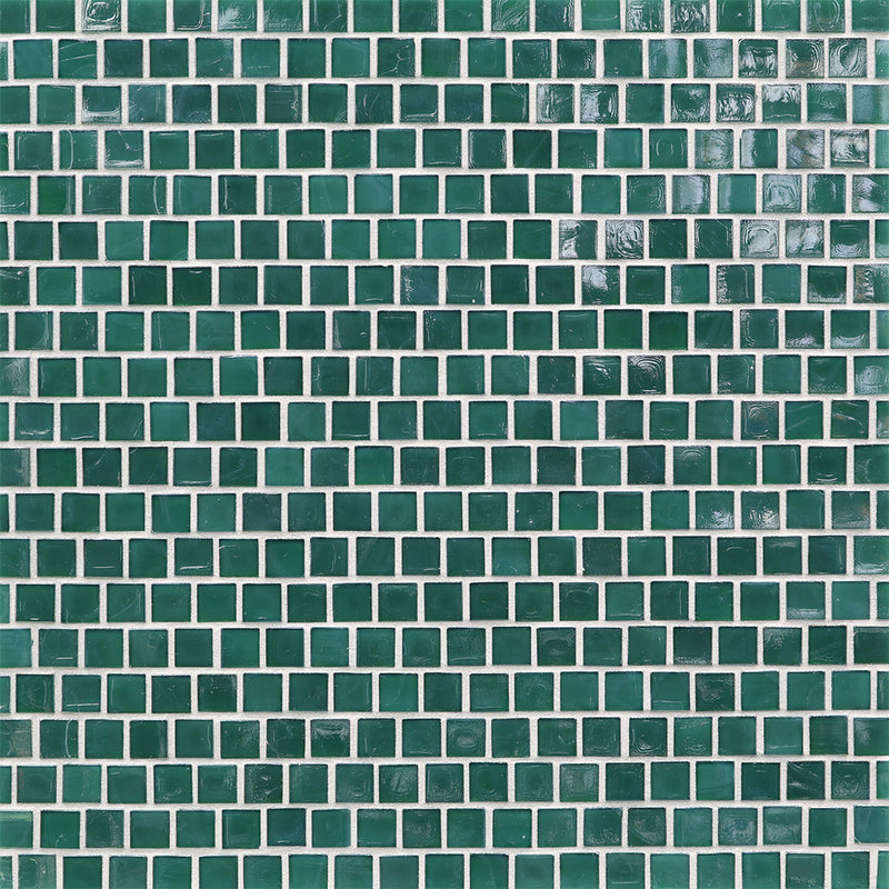 Hula Iridescent, 5/8" x 5/8" Glass Mosaic Tile | Murrine Mosaics