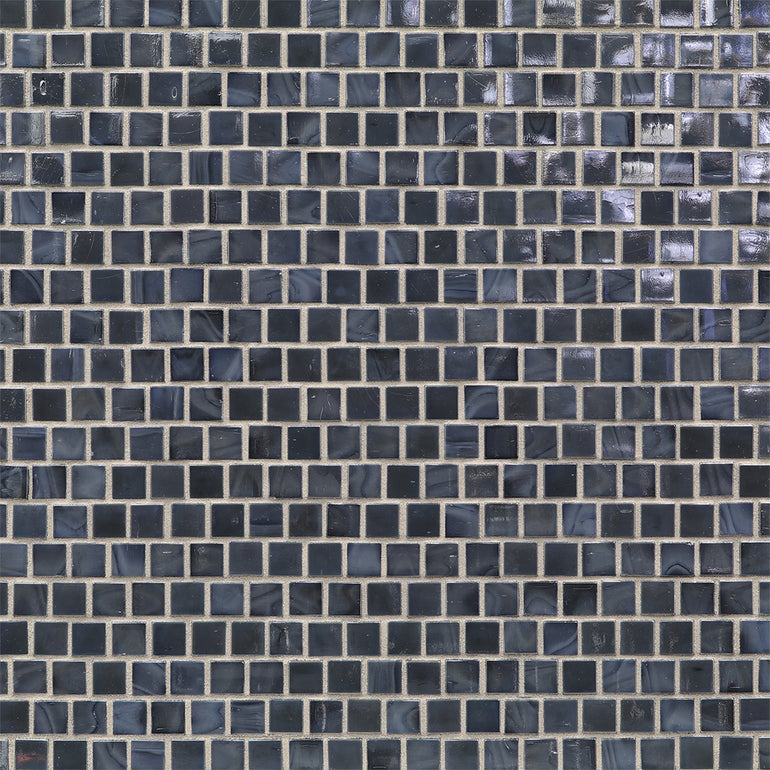 Knighted Iridescent, 5/8" x 5/8" Glass Mosaic Tile | Murrine Mosaics
