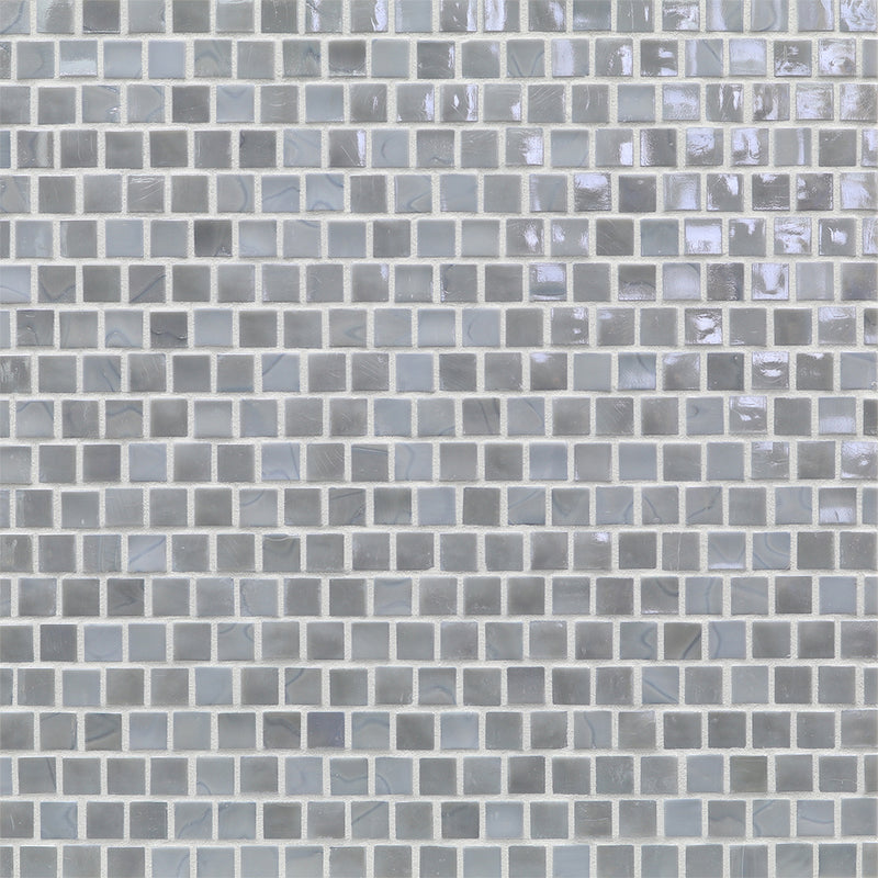 Pebble Iridescent, 5/8" x 5/8" Glass Mosaic Tile | Murrine Mosaics
