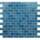 Carnelian Blue Natural, 3/4" x 1-5/8" - Glass Tile