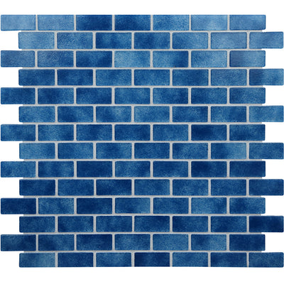 Lapis Natural, 3/4" x 1-5/8" Glass Pool Tile | Murrine Mosaics