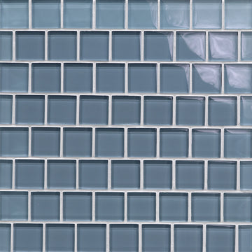 Morning Sky Natural, 1-1/2" x 1-1/2" Glass Pool Tile | Murrine Mosaics