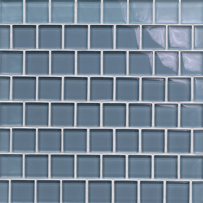 Morning Sky Natural, 1-1/2" x 1-1/2" Glass Pool Tile | Murrine Mosaics