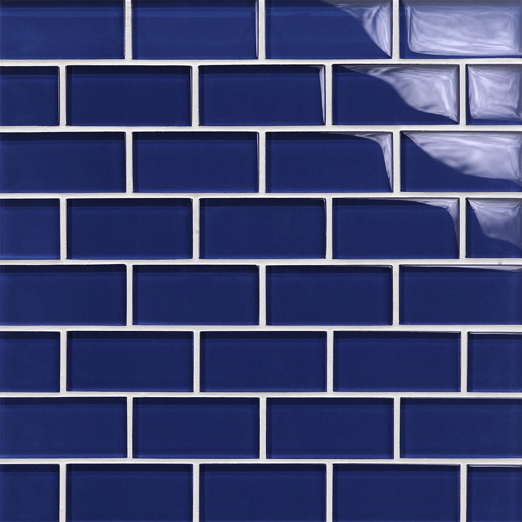 Marina Natural, 1-1/2" x 3" Glass Pool Tile | Murrine Mosaics