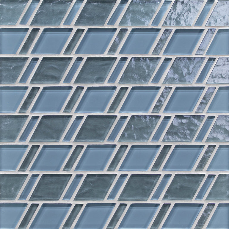 Morning Sky Mixed Glass Pool Tile | Murrine Mosaics