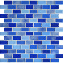 Cornflower Natural, 3/4" x 1-5/8" - Glass Tile