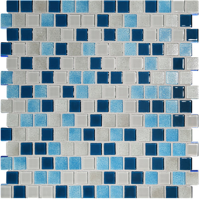 Big Sky Natural, 3/4" x 3/4" Glass Pool Tile | Murrine Mosaics