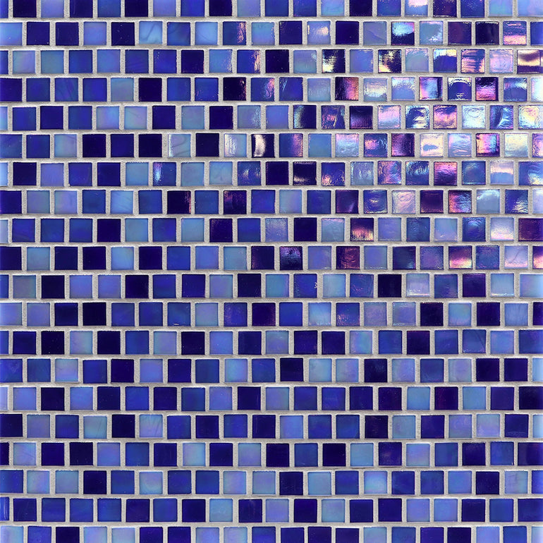 A56N-1 Ocean Glass Mosaic Tiles 20x20mm, 100gm pack - Perth Art Glass