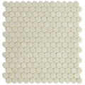 Birch Barrels, 6/8" - Glass Penny Round Mosaic