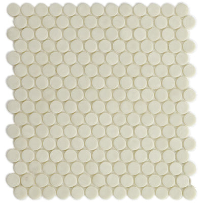 Birch Barrels, 6/8" Glass Penny Round Tile | Glass Tile by SICIS