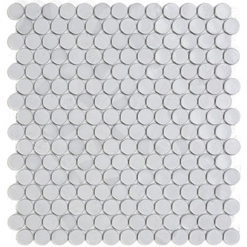 Titanium 0 Barrels, 6/8" Glass Tile | Mosaic Tile for Pools by SICIS