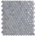 Titanium 2 Barrels, 6/8" - Glass Penny Round Mosaic