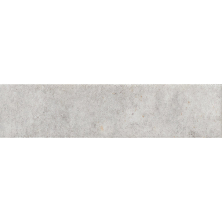 Light Grey Matte, 2" x 10" | RNDNOHOLGMA210 | Porcelain Pool Tile
