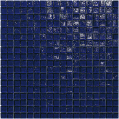 Navy, 5/8" x 5/8" Glass Tile | Mosaic Tile by SICIS