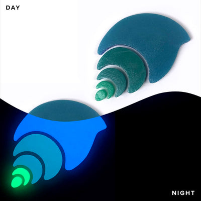 Nutmeg Shell x 2 - Glow in the Dark Pool Mosaics | Element Glo