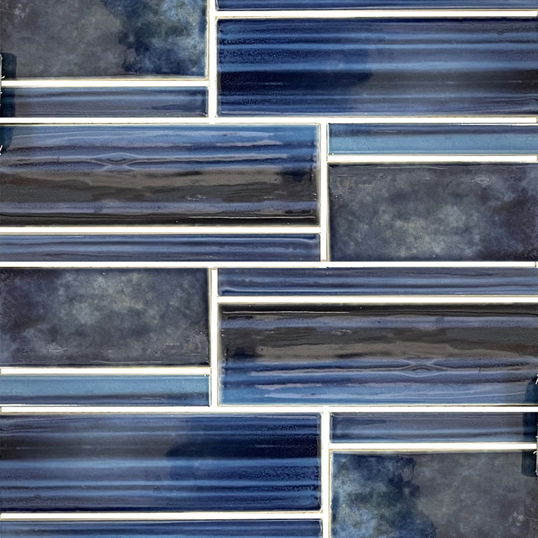 Blue Horizon, Mixed Mosaic Tile | Fujiwa Porcelain Pool Tile