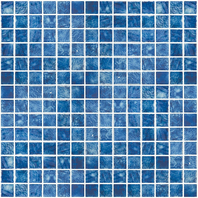 ONIVANGARRBLUE1 - Aquatica Arrecife Blue, 1" x 1" - Glass Tile