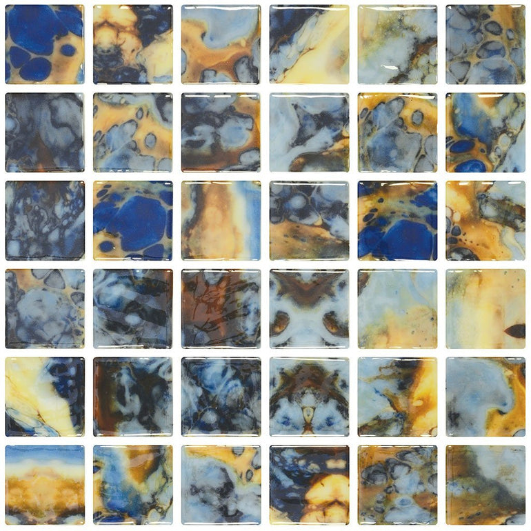 ONIVANGPRINT2 - Aquatica Print, 2" x 2" - Glass Tile