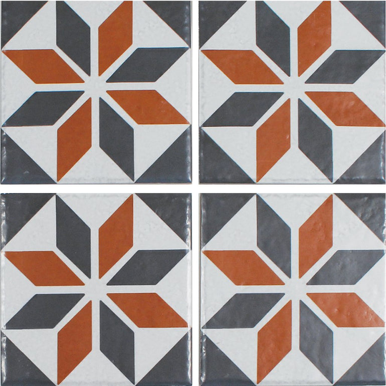 Santa Cruz 6" x 6" Tile | OSEANCISANTACR6 | Patterned Pool Tile