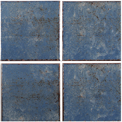 Oasis Blue, 6" x 6" Tile I ESTOASIBLUE6 | Porcelain Tile