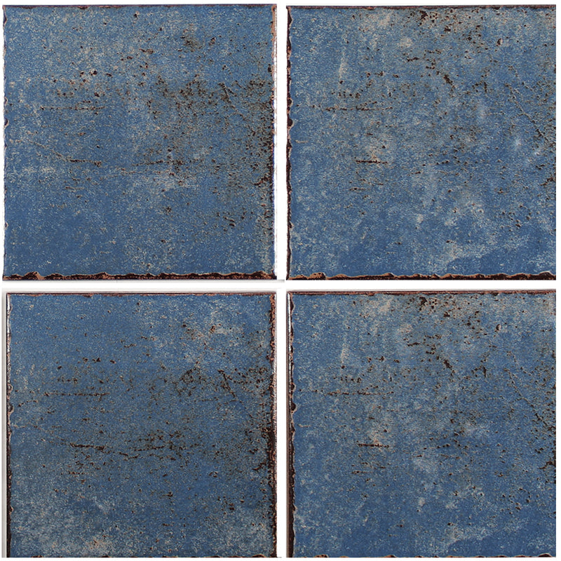 Oasis Blue, 6" x 6" Tile I ESTOASIBLUE6 | Porcelain Tile