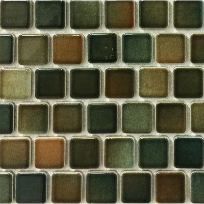 PEB-169 - Coffee Blend, 1" x 1" - Porcelain Pool Tile - Fujiwa
