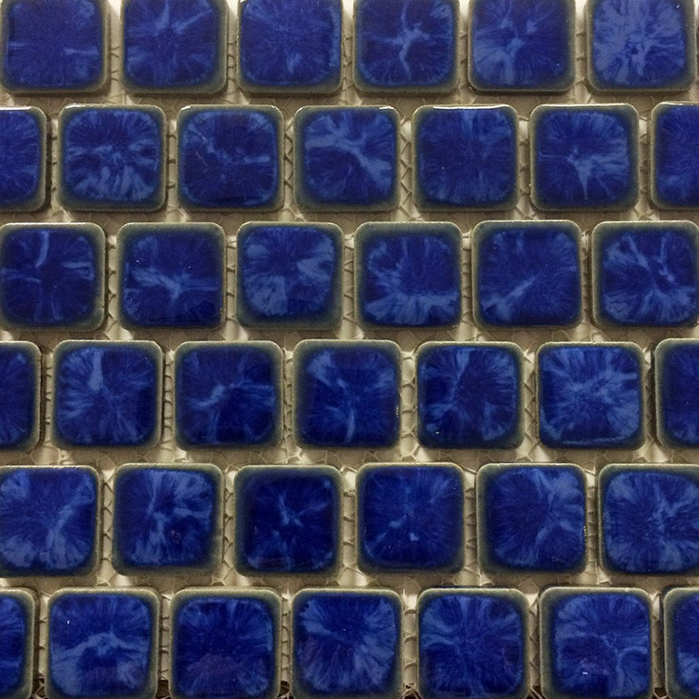 PEB-190 - Sapphire, 1" x 1" - Porcelain Pool Tile - Fujiwa