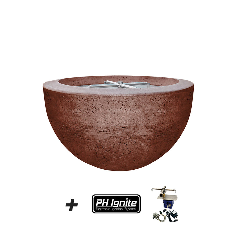 Prism Hardscapes Moderno 3 Fire Bowl | PH-IGNITE-402-1 | Outdoor Gas Fire Pit