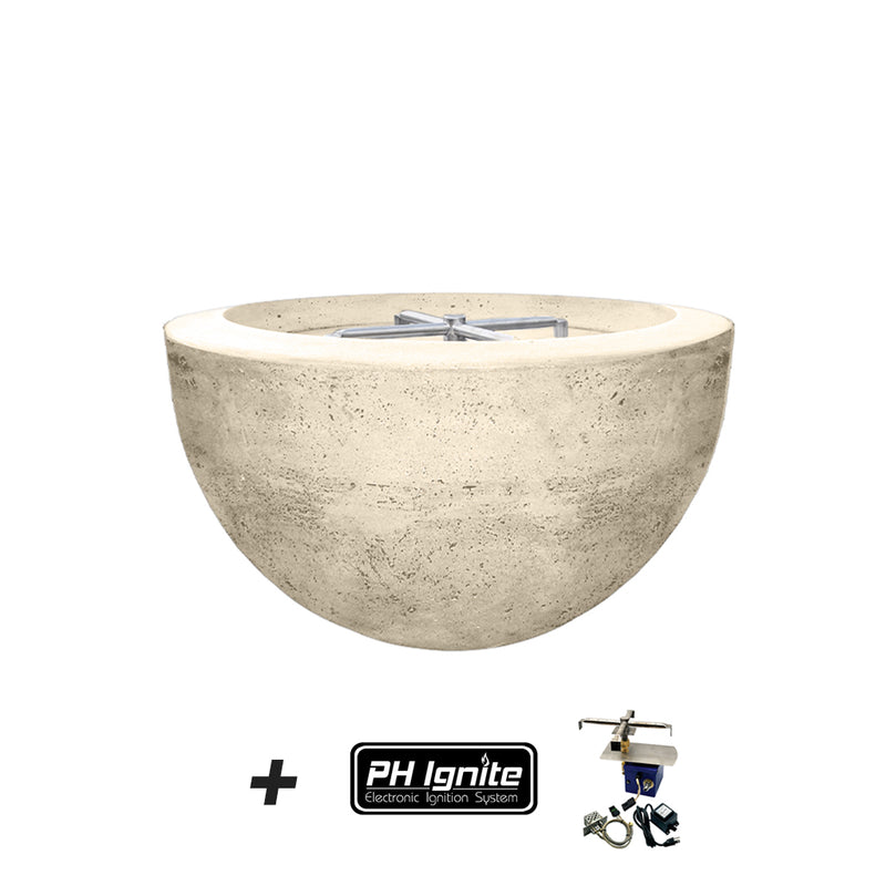 Prism Hardscapes Moderno 3 Fire Bowl | PH-IGNITE-402-6 | Outdoor Gas Fire Pit