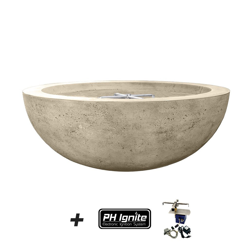 Prism Hardscapes Moderno 4 Fire Bowl | PH-IGNITE-404-6LP | Outdoor Gas Fire Pit
