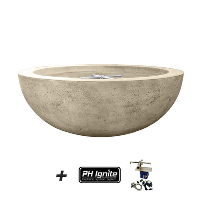 Prism Hardscapes Moderno 4 Fire Bowl | PH-IGNITE-404-6LP | Outdoor Gas Fire Pit