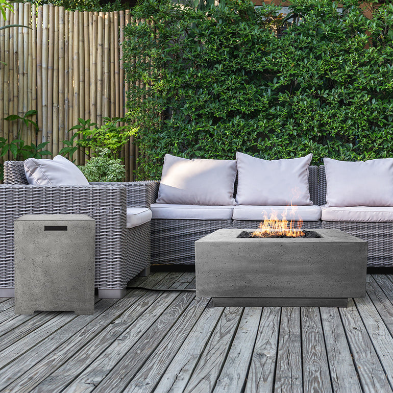 Prism Hardscapes Tavola 2 Fire Table | Outdoor Gas Fire Pit