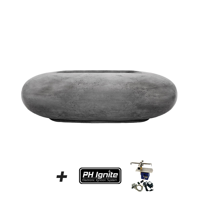 Prism Hardscapes Pebble Fire Table | PH-IGNITE-410-4 | Outdoor Gas Fire Pit