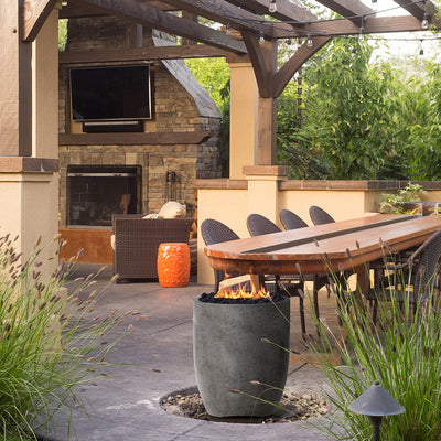 Prism Hardscapes Pentola 2 Fire Bowl | Outdoor Gas Fire Pit