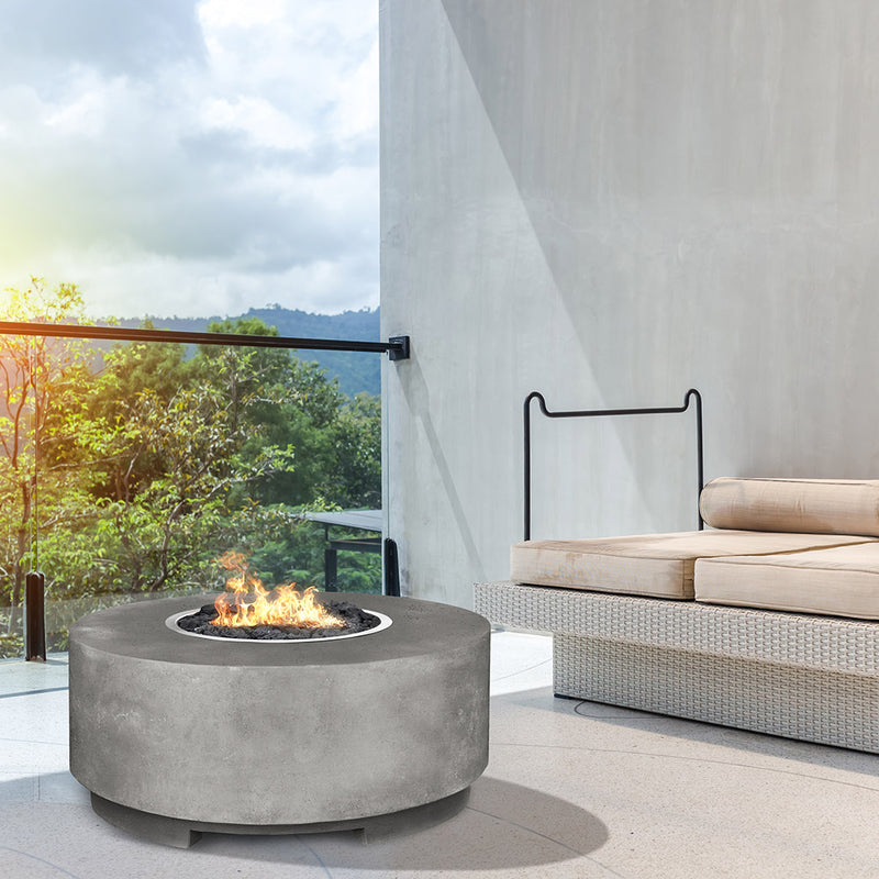 Prism Hardscapes Rotondo Fire Bowl | Outdoor Gas Fire Pit
