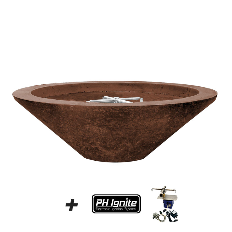 Prism Hardscapes Embarcadero Fire Bowl | PH-IGNITE-419-1 | Outdoor Gas Fire Pit