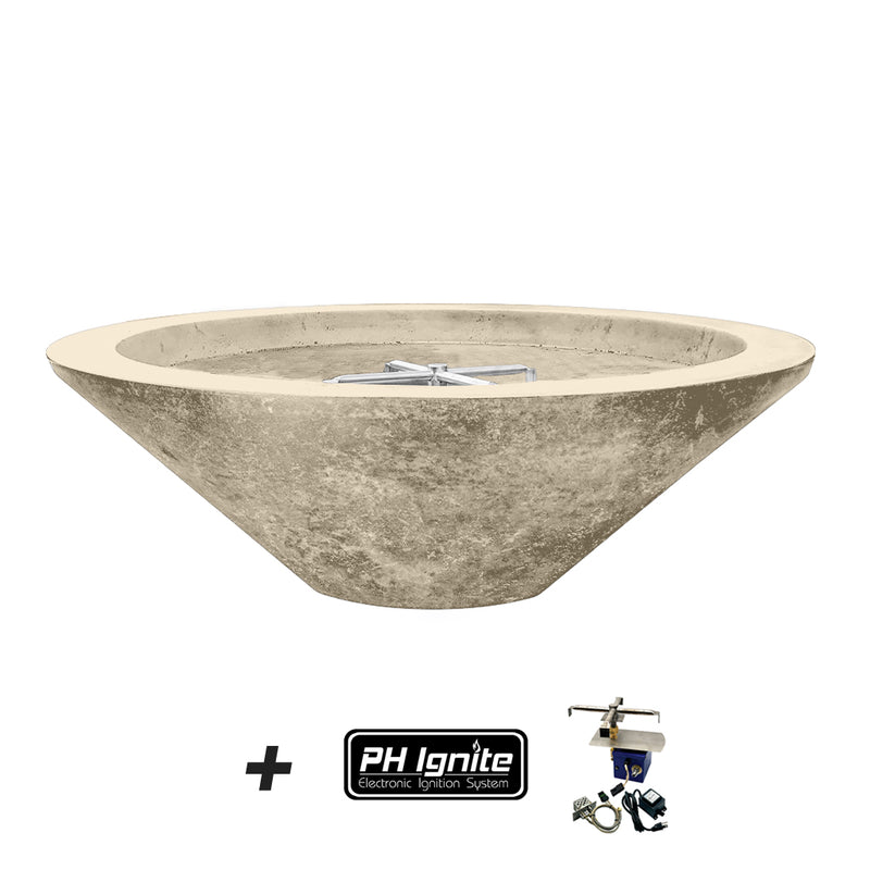 Prism Hardscapes Embarcadero Fire Bowl | PH-IGNITE-419-6 | Outdoor Gas Fire Pit