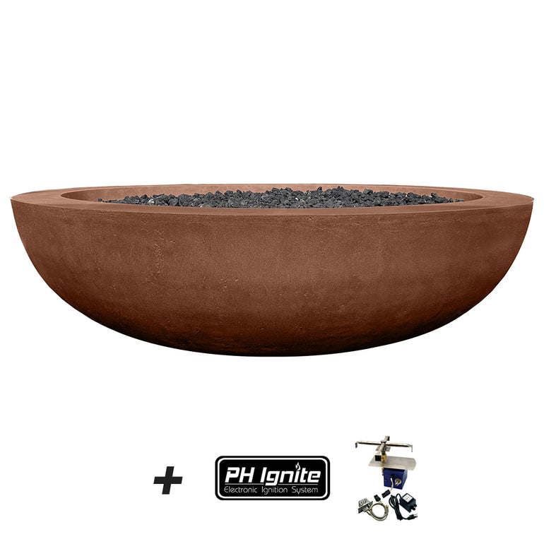 Prism Hardscapes Moderno 70 Fire Bowl | PH-IGNITE-44-1 | Outdoor Gas Fire Pit