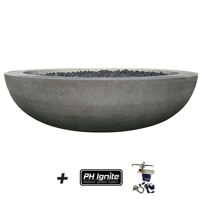 Prism Hardscapes Moderno 70 Fire Bowl | PH-IGNITE-44-4 | Outdoor Gas Fire Pit